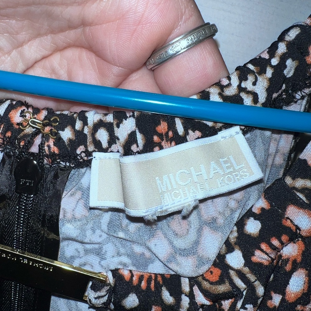 Michael Michael Kors Multi Print Halter Neck Shea… - image 5
